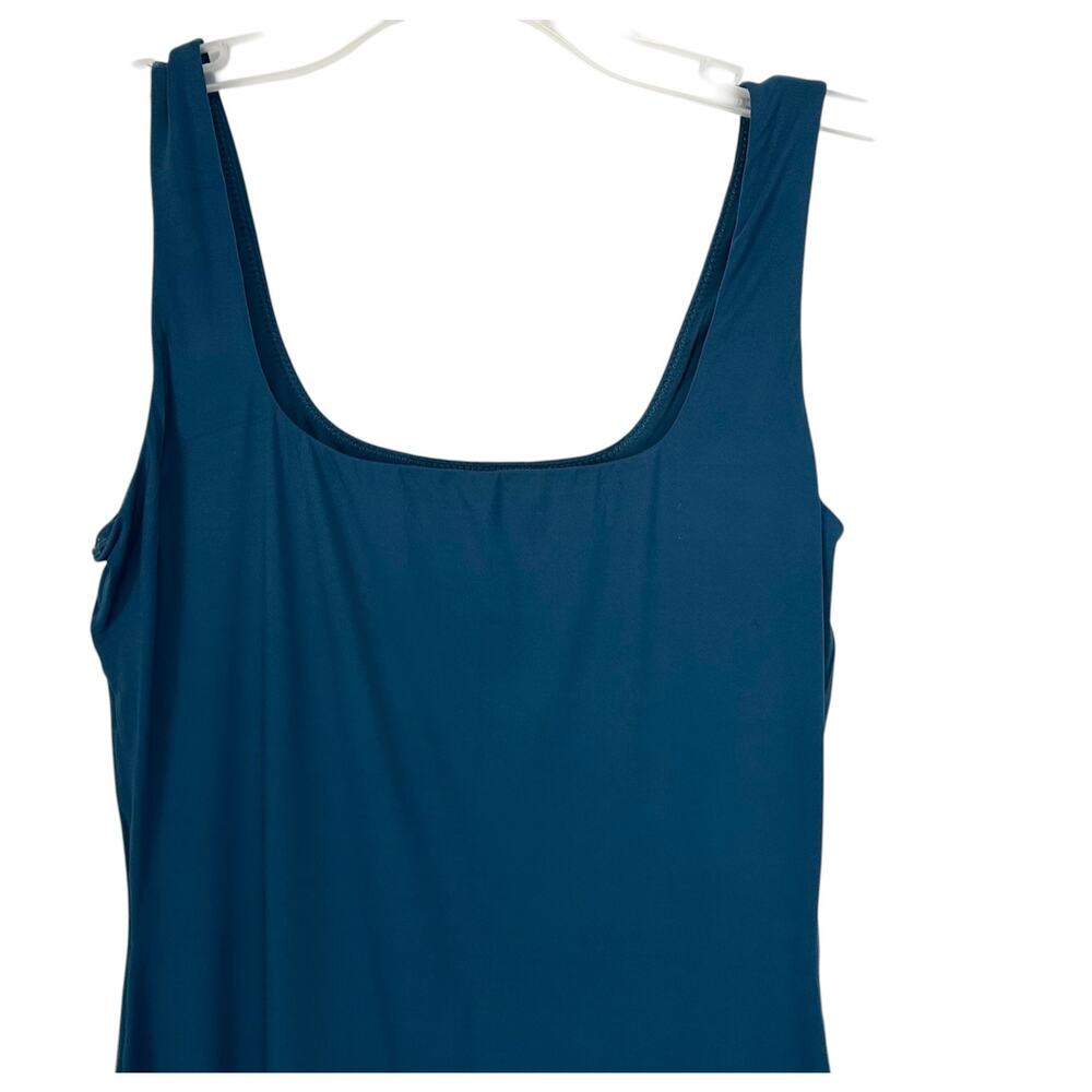 NWOT HYZ Sleeveless Skinny Jumpsuit Teal Blue Size L - Picture 3 of 7